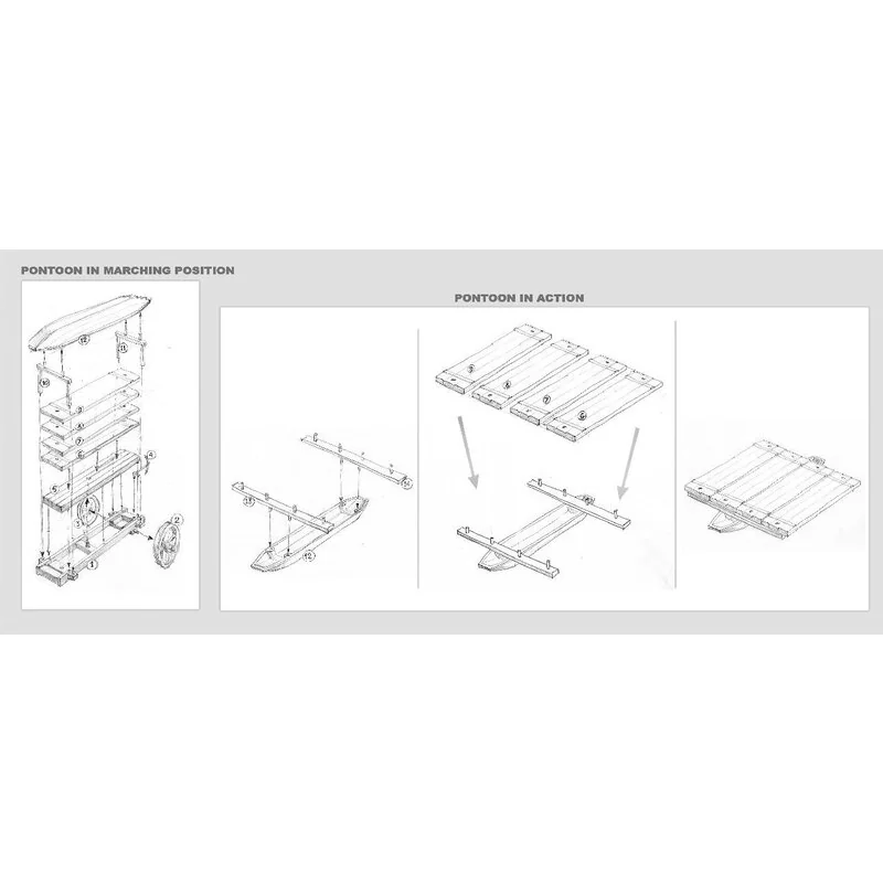 French Pontoon x 3 per box