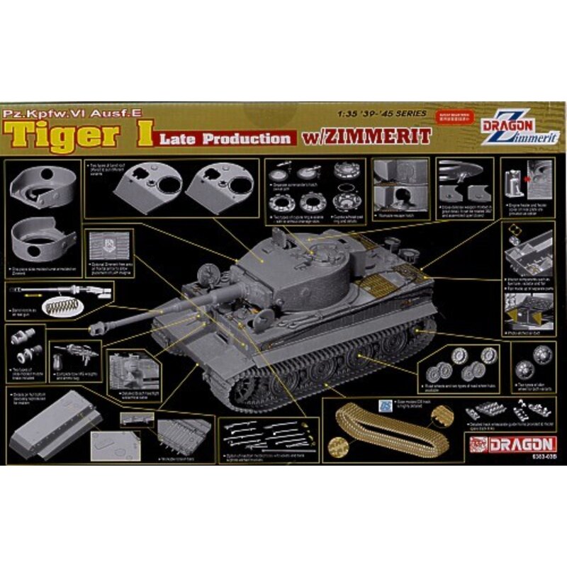 Pz.Kpfw.VI Tiger 1 Ausf.E Late production with Zimmerit