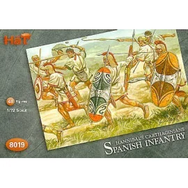 Carthaginian Spanish Infantry. 48 figures: 24 Scutari 12 Caetrati 12 BAeleric Slingers