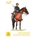 WWII German mounted infantry on horseback