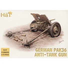 German Pak 36 37mm anti tank gun WWII