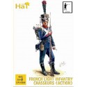 French Chasseurs in action poses. 32 figures per box