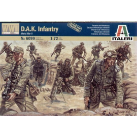 WWII D.A.K. Infantry North Africa Italeri