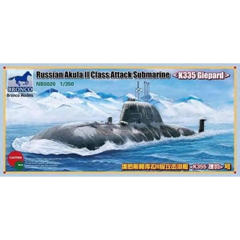 Russian Akula II Class Attack Submarine â?oeK335 Giepardâ??