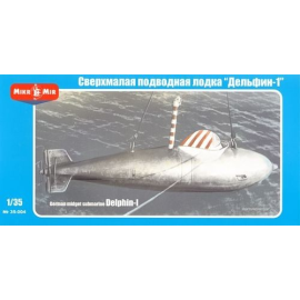 German midget submarine 'Delphin'. Model kit