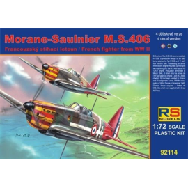 Morane-Saulnier MS.406 4 decal variants for Vichy, Luftwaffe, Finland