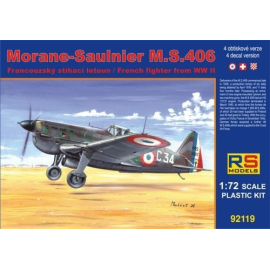 Morane-Saulnier MS.406 France Navy New 2/2012 4 decal variants for France, Switzerland, Croatia Model kit