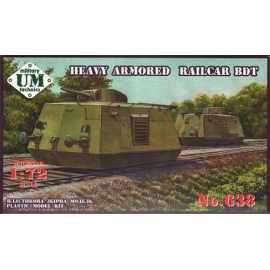 BDT - Heavy Armored Railcar Model kit