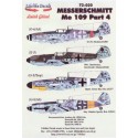 Messerschmitt BF 109 Py 4 (5) Bf 109E-3 Black A JG26 Oblt Hassemann; Bf 109G-2 Trop Black &lt;&lt; 1/JG77 Hptm Heinz Bar; Bf 109