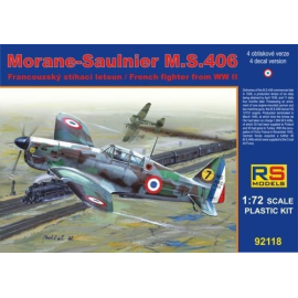 Morane-Saulnier MS.406 France 1940&nbsp;&nbsp; New 2/2012 !!! 4 decal variants for France Model kit