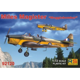 Miles Magister&nbsp;Maggiebomber&nbsp; 4 decal variants for RAF, Estonia, Australia Model kit