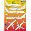 Boeing 737NG -600 --&gt; -900 General Stencilling (incl. PE parts) 