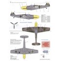 Messerschmitt Bf 109E-4 (4) White 13 3/JG 51 Oblt Walter Oesau yellow nose 8/1940; Black &lt; Stab II/JG 3 Oblt Franz von Werra 