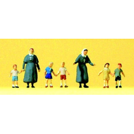 Protestant Sisters with Children Figure