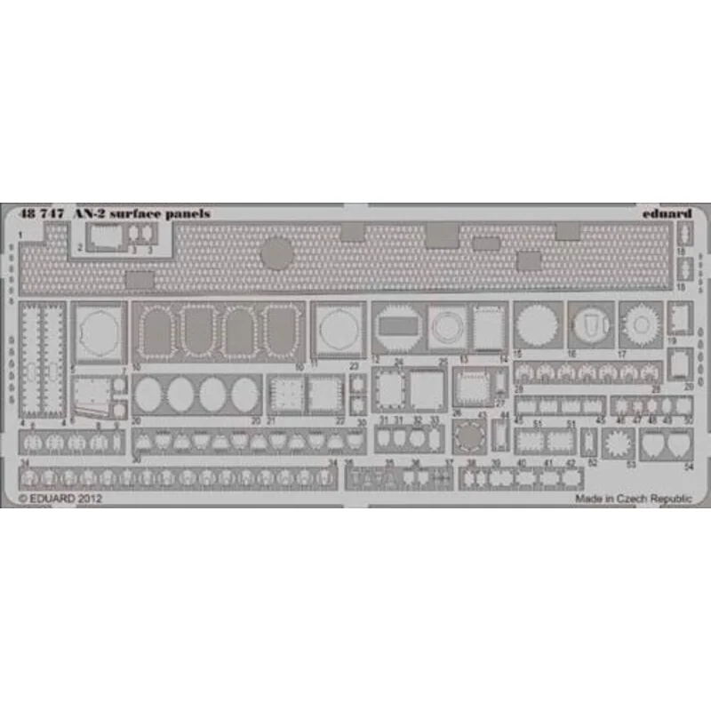 Antonov An-2 Colt surface panels (designed to be used with Hobby Boss kits) 