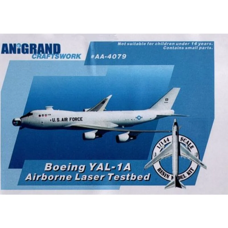 Boeing YAL-1A The Airborne Laser Test Bed. Includes bonus kits of the Bede BD-5 / Pilatus UV-20A Chiricahua / Northrop Tacit Blu