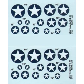 USAF Insignia, 1942-43, 2 sets diameter: 20; 24; 30; 35; 40; 50; 60˝