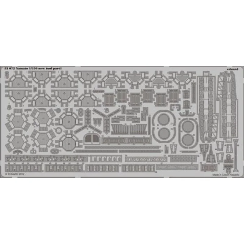 Yamato 1/350 new tool (designed to be used with Tamiya TA78025 kits) 