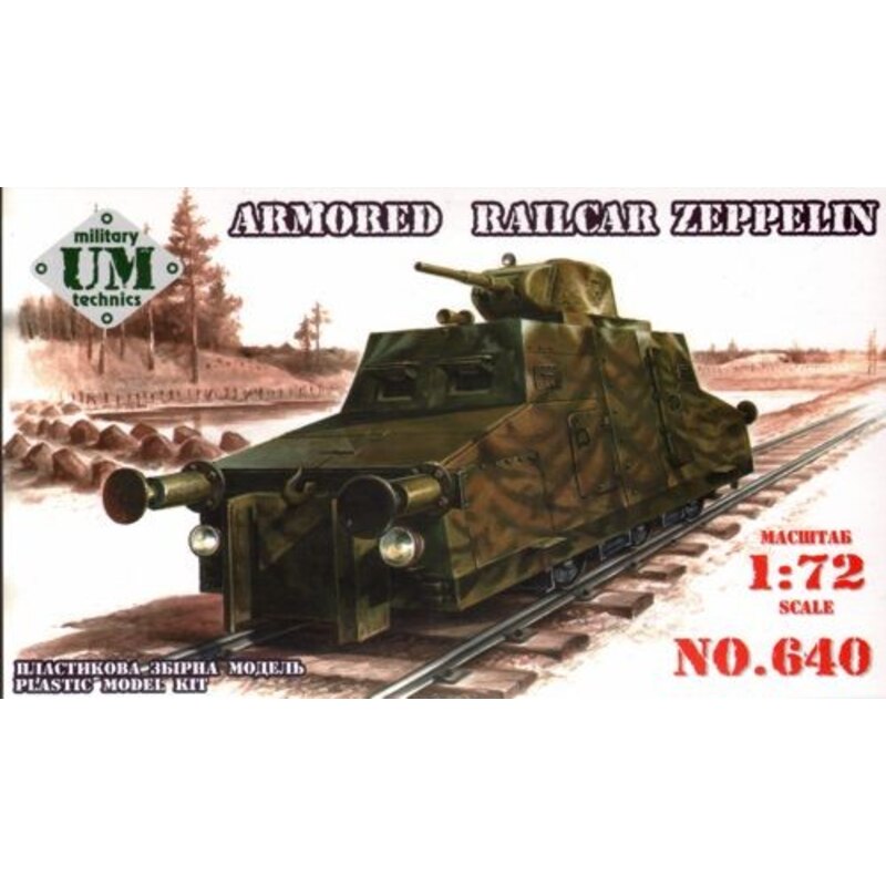 Armored railcar ZEPPELIN Model kit