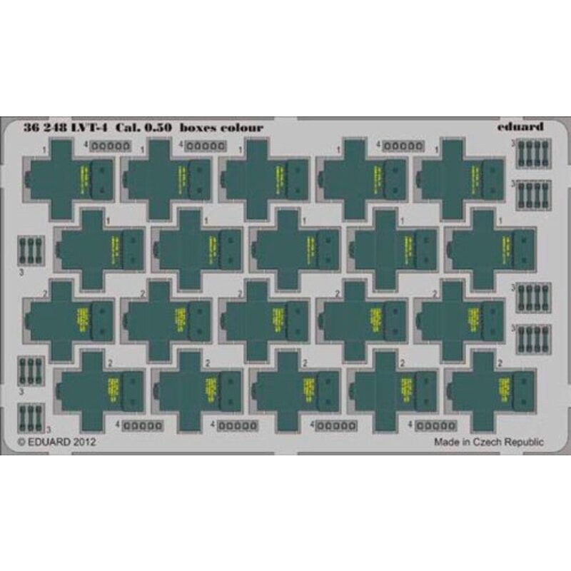 LVT-4 Cal. 0.50 boxes colour (designed to be used with AFV Club Kits) 