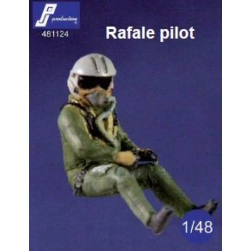 Dassault Rafale pilot seated in aircraft (designed to be used with Heller Hobby Boss and Revell kits)