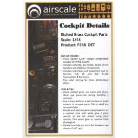 Details cockpit. German, RAF and U.S. components suitable for purpose MOST aircraft from any country - Radio faces and equipment