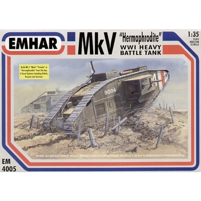 mk.v tank inc male female 1/35 Model kit