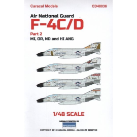 Air National Guard F-4C/F-4D Phantom II Part 2: Our second decal sheet in a new series for the Phantom. This sheet provides over