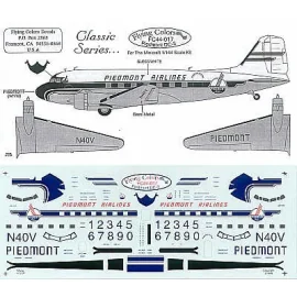 Douglas DC-3 Dakota PIEDMONT N40V etc