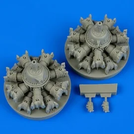 Douglas A-20 Havoc engines (designed to be used with AMT and Italeri kits)[A-20B A-20C A-20G A-20J]