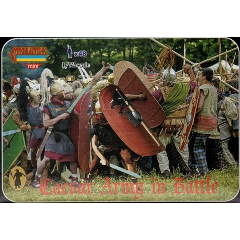 Caesar Army in Battle. Ancient Historical figure