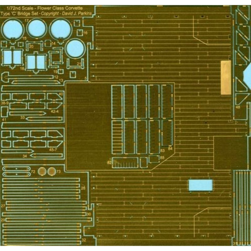 Flower Class Corvette Type C Bridge Set