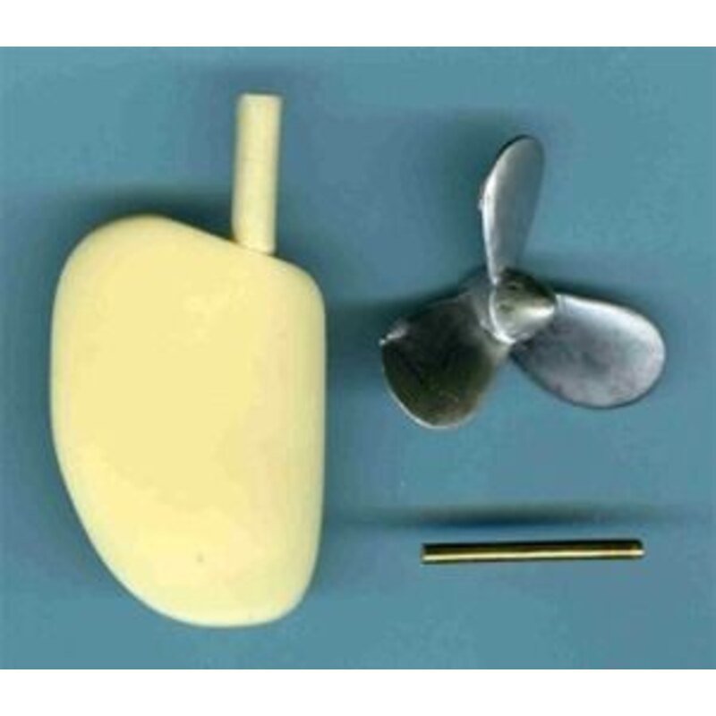 Flower Class Corvette Propeller and Rudder Set