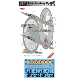 Northrop F -5A Freedom Fighter Spaindesigned to be used with Italeri and Airfix kits