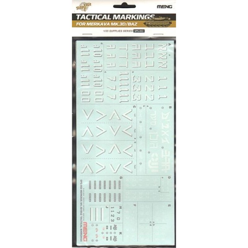 MERKAVA Mk3D/BAZ Tactical Markings