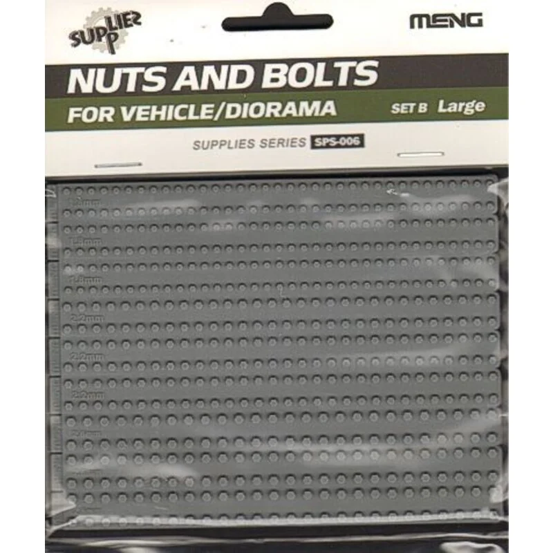 Military vehicle Nuts and Bolts wide SET B