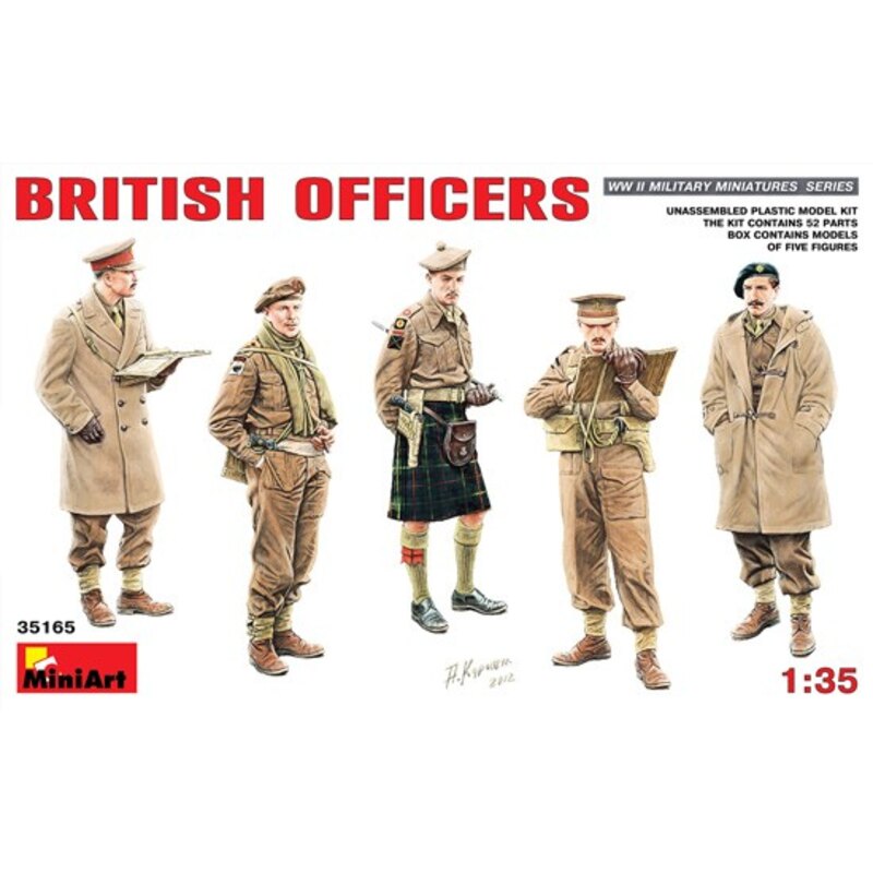 British officers 135