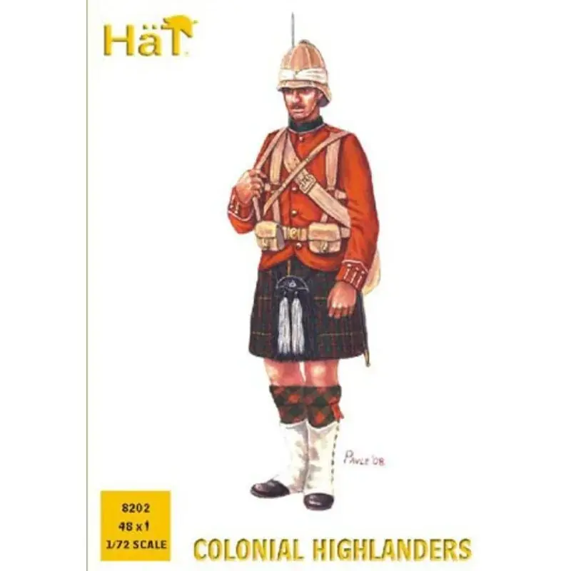 Colonial Wars Highlanders x 48 figures per box