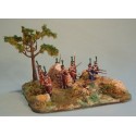 French Chasseurs in action poses. 32 figures per box