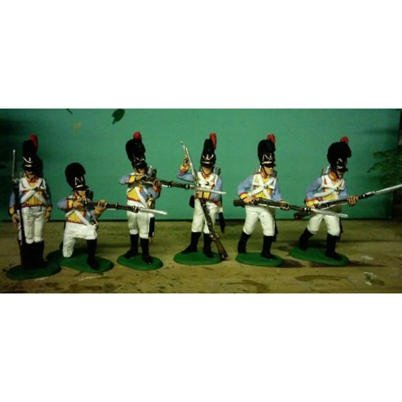 Bavarian Infantry Action. 18 figures per box