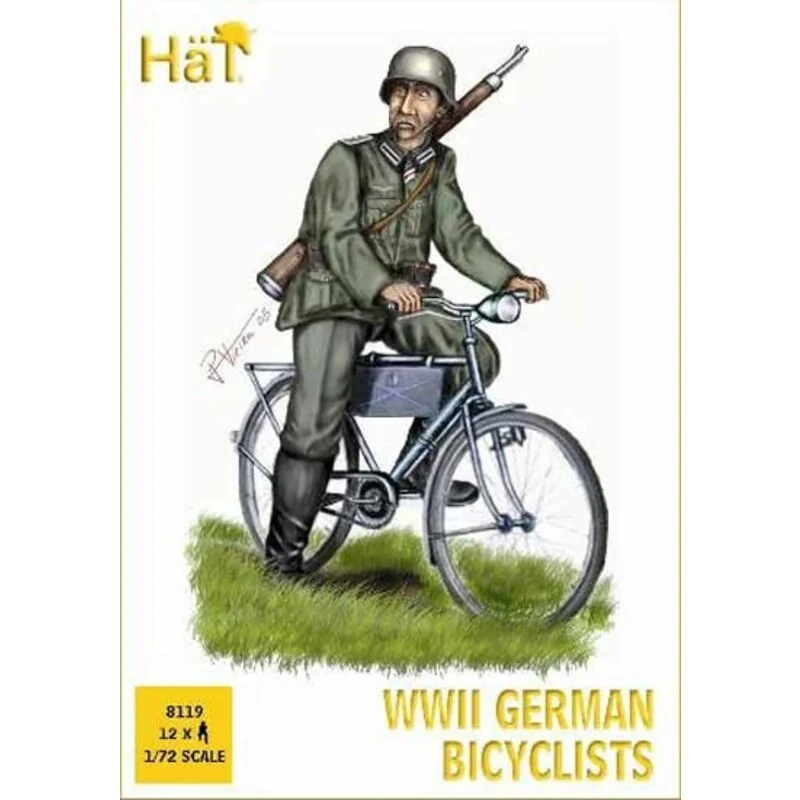 WWII German Infantry on bicyles