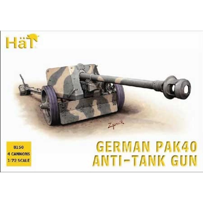 German Pak 40 75mm anti tank gun WWII