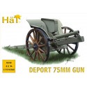 WWI Italian 75mm Deport Gun