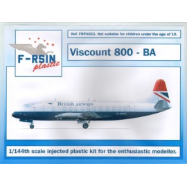 Viscount 800 - British Airways (laser decals + silk-screened extras) Model kit