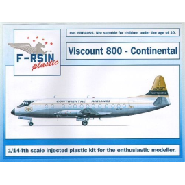 Viscount 800 - Continental (silk-screened decals) Model kit