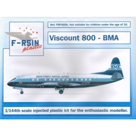 Viscount 800 - BMA (silk-screened decals) Model kit