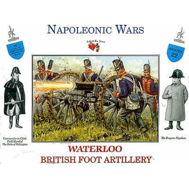 British Foot Artillery Waterloo 16 figures 
