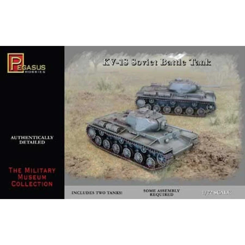 KV-1S Soviet Battle Tank (2 per box) Military model kit