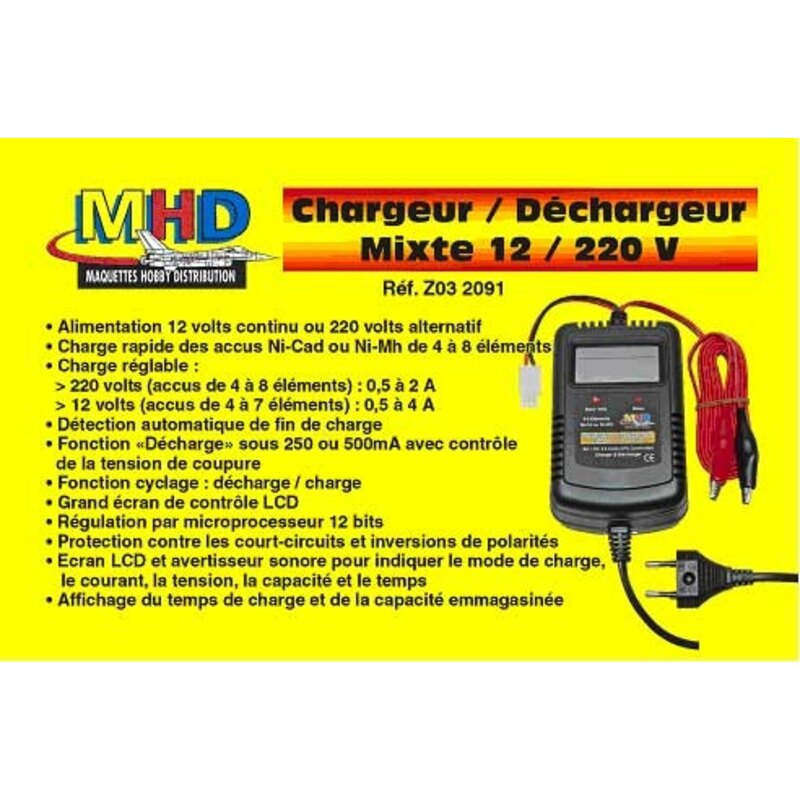 DISCHARGER CHARGER 12 -220V