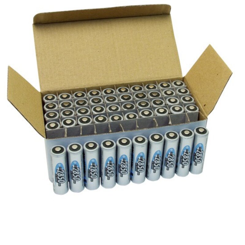 Box 50 AA 2850mA NiMH Batteries